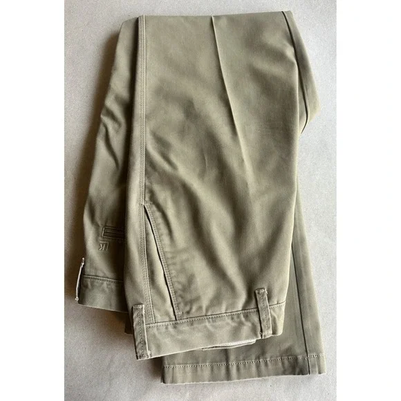 Life Made Simple Khaki Pants 36x32 Mens Tan Beige Chino Cotton Poly Blend Chinos - Picture 1 of 6